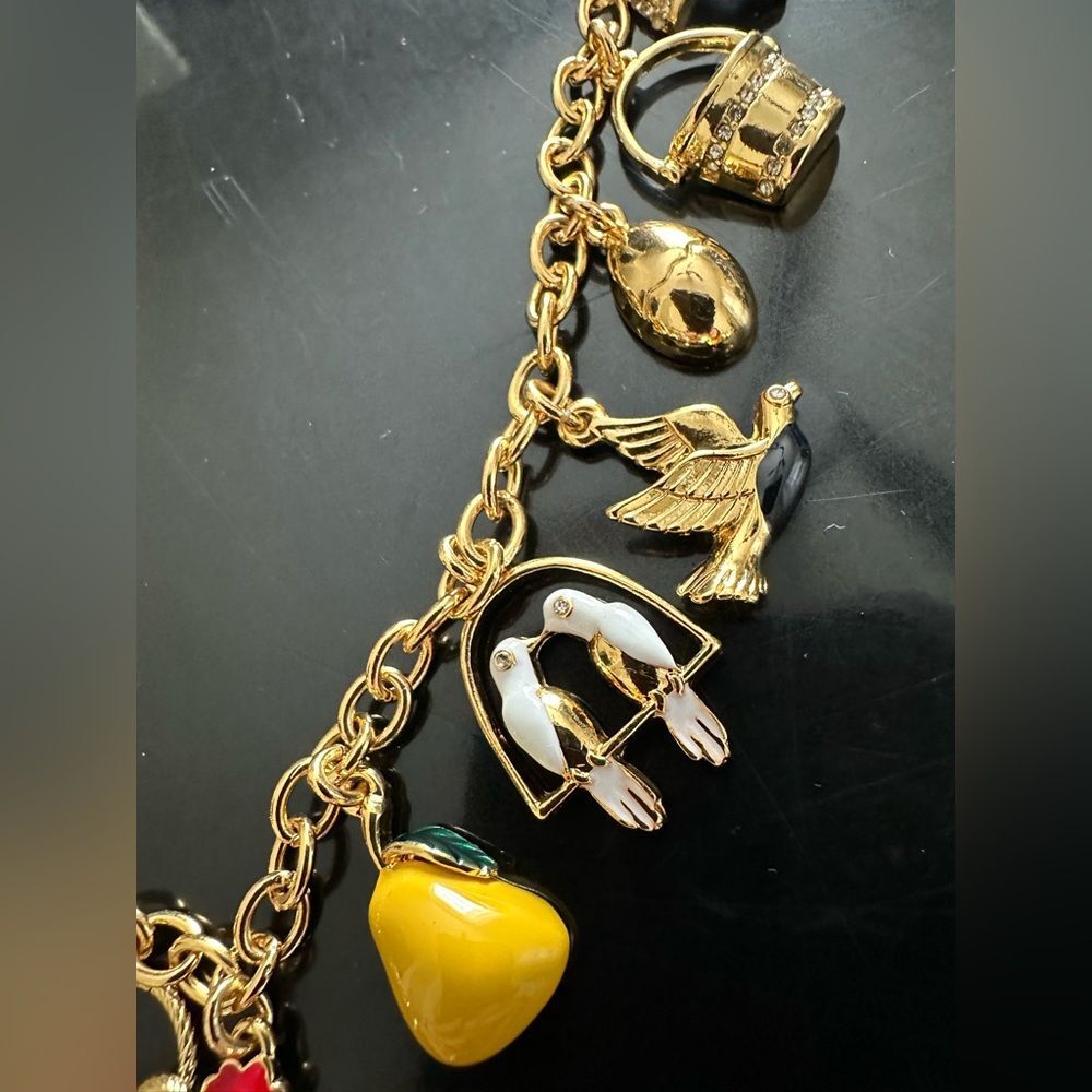 Talbots 12 Days of Christmas Charm Necklace - Picture 3 of 10